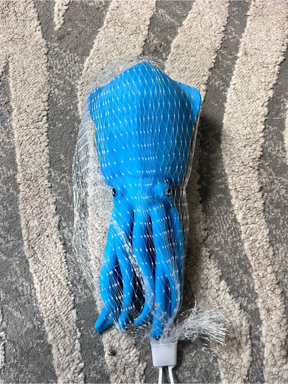 New with tags TikTok viral crazy fun rms blue squid squishy